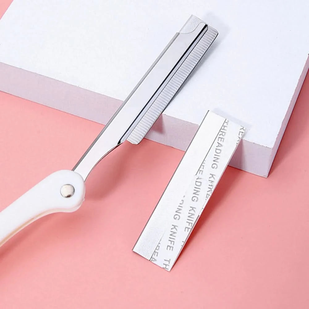 Facial Razor Dermaplaning Face Razor For Women Women Eyebrows Razor Eyebrow Razor Razors Blades For Eyebrow Womens Facial Blades - Clean Vanilla