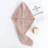 Dry Hair Cap Sports Towel Fiber Super Fine Adult Bath Towel Towels Bathroom Soft Turban for Hair Drying Miss Serviettes Face Wet - Clean Vanilla