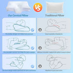 Memory Foam Orthopedic Pillow - Clean Vanilla