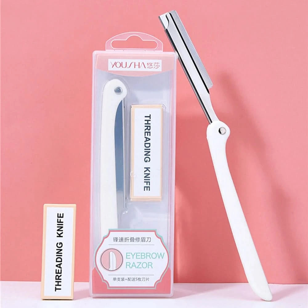 Facial Razor Dermaplaning Face Razor For Women Women Eyebrows Razor Eyebrow Razor Razors Blades For Eyebrow Womens Facial Blades - Clean Vanilla