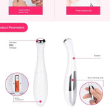 Home Electric Eye Massage Beauty Instrument Exquisite Eye Skin De-Bagging De-Watering Reduce - Clean Vanilla