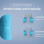 Neck Shoulder Stretcher Relaxer Cervical Chiropractic Traction Device Massage Pillow for Cervical Spine Alignment Massage Tools - Clean Vanilla