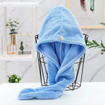 Dry Hair Cap Sports Towel Fiber Super Fine Adult Bath Towel Towels Bathroom Soft Turban for Hair Drying Miss Serviettes Face Wet - Clean Vanilla