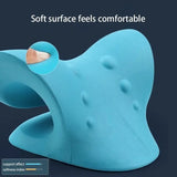 Neck Shoulder Stretcher Relaxer Cervical Chiropractic Traction Device Massage Pillow for Cervical Spine Alignment Massage Tools - Clean Vanilla