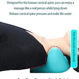 Neck Shoulder Stretcher Relaxer Cervical Chiropractic Traction Device Massage Pillow for Cervical Spine Alignment Massage Tools - Clean Vanilla