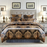 Luxury Silk Satin Pattern Bedding Set - 3-Piece - Duvet Cover & Pillow Cases